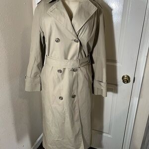 Elegant Tan Trench Coat vintage